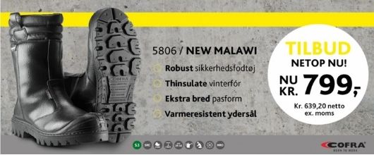 Sikkerhedstøvle Cofra 5806 new malawi